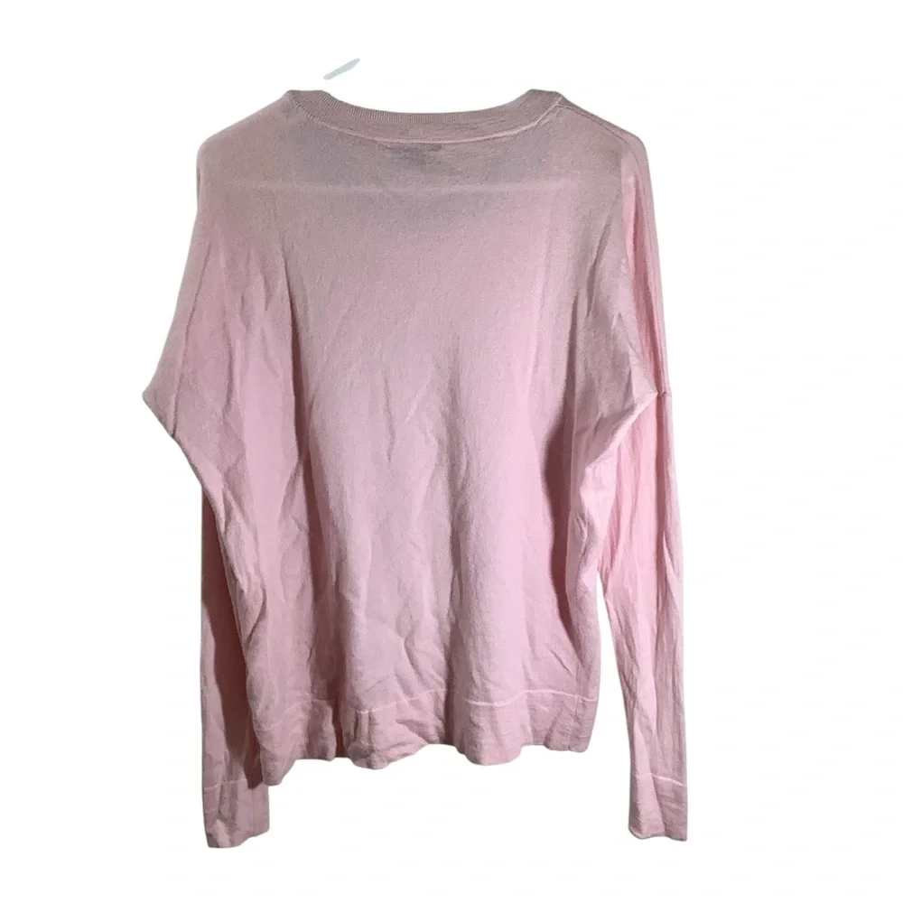 J. Crew Light Pink Wool Women's Crew Sweater